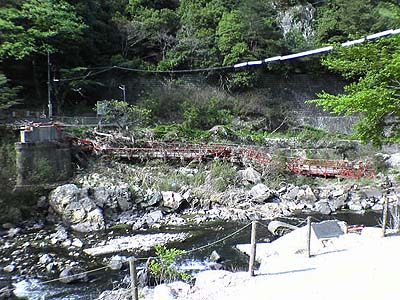 流失した武田尾橋