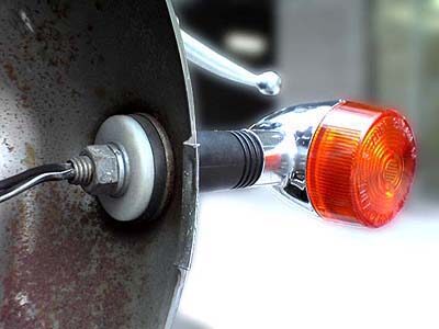 ウインカーランプへの結線