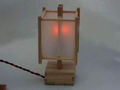 豆ネオンランプ点灯