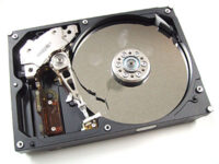 ディスク粉砕中