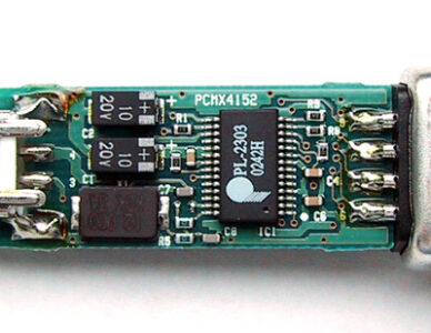 USB-RSAQ2の内部基板