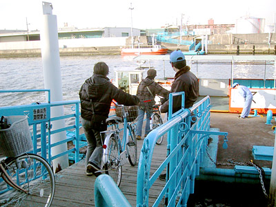 船町渡船場 船町側