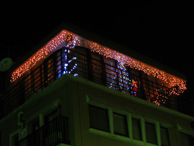 最上階がクリスマス