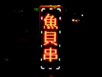 電光看板の表示