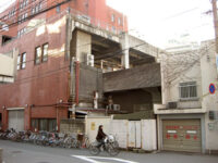 新京阪鉄道 天神橋駅 遺構(北西側より)