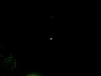 上から金星・月・木星