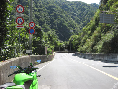 表六甲ドライブウェイ（六甲山トンネル側）