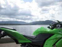 天橋立を海岸から眺める