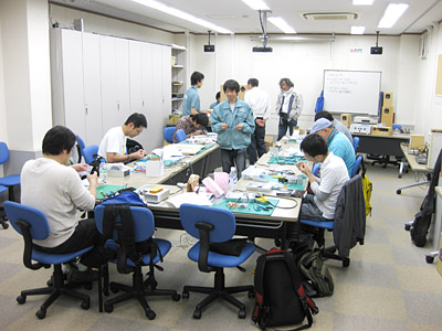 体験会会場のようす