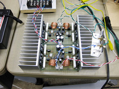 オペアンプ＋トランジスタによるディスクリートアンプ