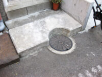 マンホール除けのたたき