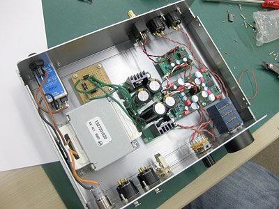 平衡入力ヘッドホンアンプ