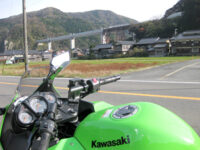 余部橋梁を臨む