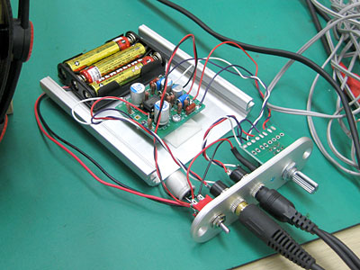 低電圧ポータブルヘッドホンアンプキット