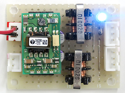 12V→±15V電源基板